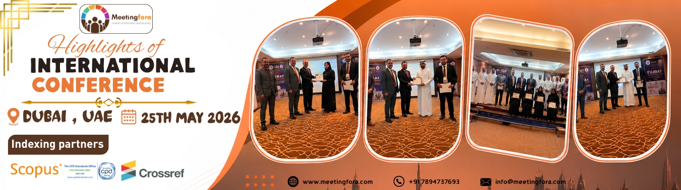 International Conference Dubai UAE 25th May 2026